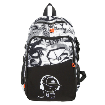 Σακίδιο αστροναύτη για μαθητές – unisex, νάιλον+δικτυωτό, χωρητικότητα 20–35 L, συμβατό με φορητό 10 ιντσών, πολυεστερική επένδυση, καμπύλοι ιμάντες ώμου