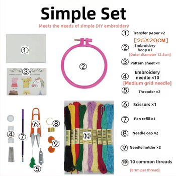 Σετ κεντήματος με σταυροβελονιάς με πολυεστερικές κλωστές, μοτίβο με γράμματα, για αρχάριους, γλυκό στυλ (Υλικό: Πολυεστέρας; Τύπος κεντήματος: Σταυροβελονιά; Στυλ: Γλυκό; Κατηγορία: Άλλο)