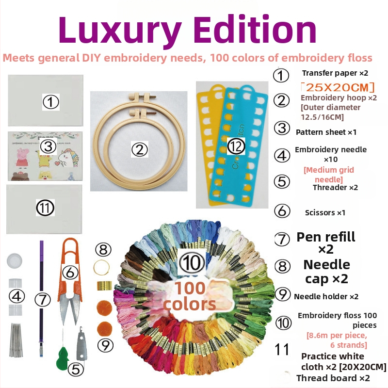 Σετ κεντήματος με σταυροβελονιάς με πολυεστερικές κλωστές, μοτίβο με γράμματα, για αρχάριους, γλυκό στυλ (Υλικό: Πολυεστέρας; Τύπος κεντήματος: Σταυροβελονιά; Στυλ: Γλυκό; Κατηγορία: Άλλο)