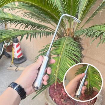 GRANPA Rozsdamentes acél gyomirtó kampó kerti szerszám, 128 g, kertészkedéshez