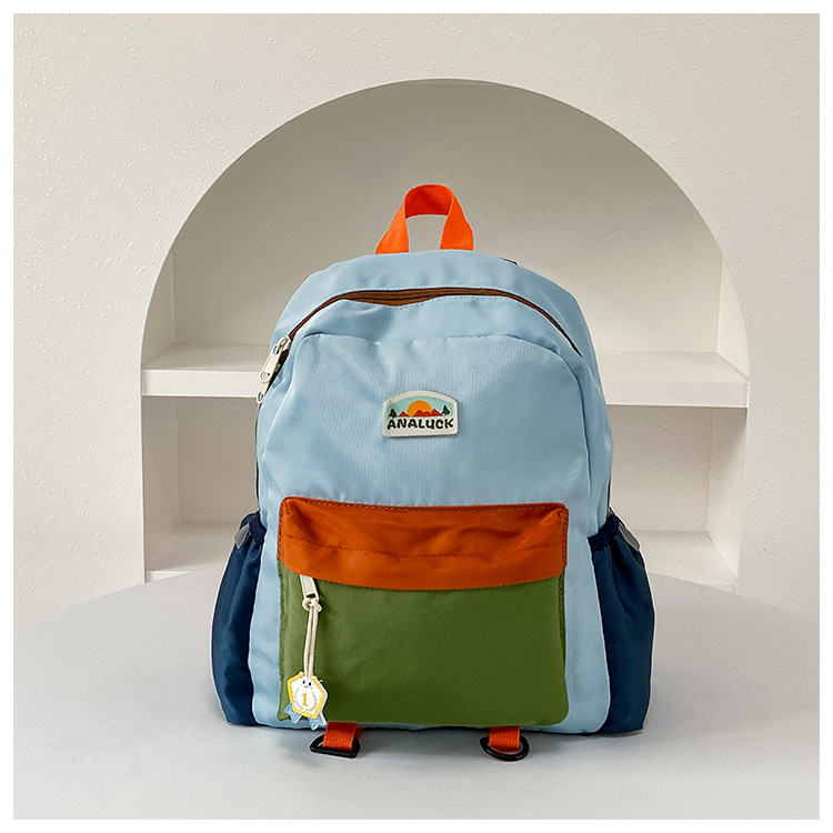 Unisex gyerek hátizsák Oxford anyagból, ultra könnyű és ellenálló, kapacitás 20 L alatt, görbült vállpántok