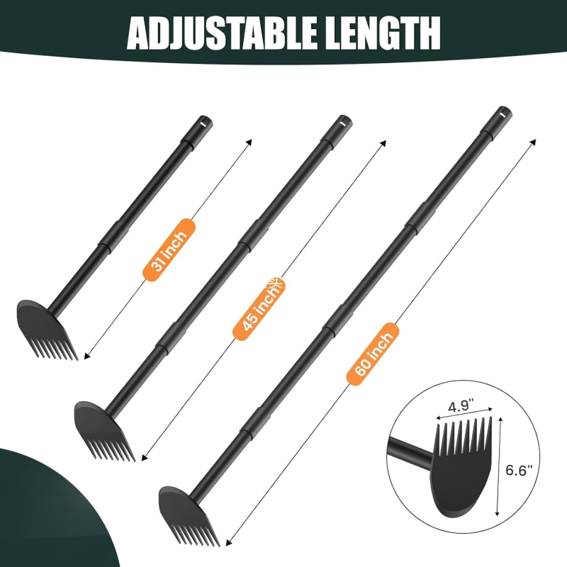 Gyomeltávolító eszköz hosszú nyéllel – rozsdamentes acél, márka RUIXUAN, más felhasználásokhoz