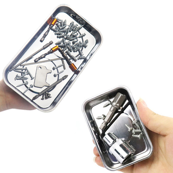 Μαγνητικός δίσκος αποθήκευσης βιδών, ανοξείδωτος χάλυβας, 1 σετ, οικιακή χρήση