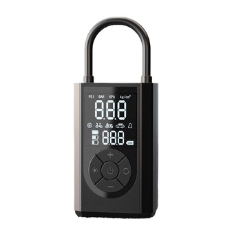 Portatīva automobiļa gaisa sūknis ar riepu spiediena mērītāju, 12V, 120W, 30 L/min, digitālais displejs