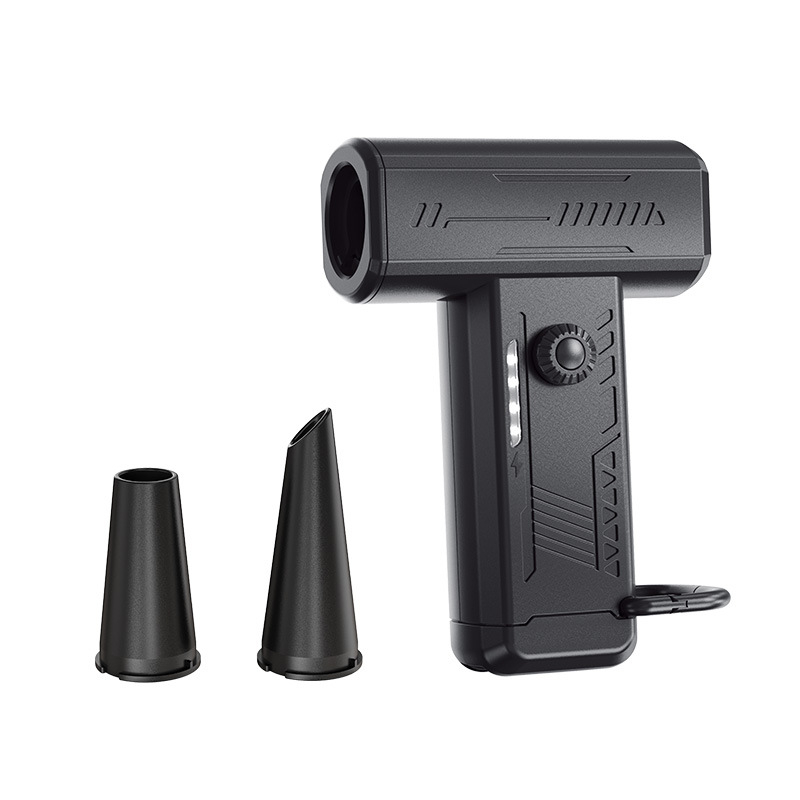 Mini USB kézi ventilátor LED-fénnyel, brushless motor, 3 sebesség, beépített 2000-4000 mAh akkumulátor, akár 12 órás üzemidő