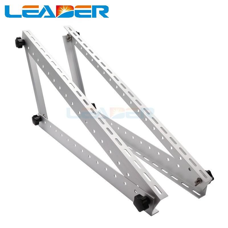 Aliuminio lydinio trikampis laikiklis saulės panelėms su daug skylučių, skirtas RV/jachtos stogui | Modelis SY-ALB-02 | Medžiaga: Aliuminio lydinys | Svoris: 3,2 kg