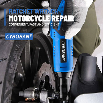 CYBOBAN 12V презареждаща литиева електрическа трещотков ключ с глава 90° и 4-позиционна дръжка