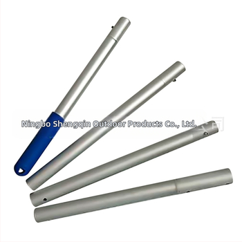 Shengqin κράμα αλουμινίου, 4-τμηματικό αποσπώμενο καλάμι ψαρέματος, πολυλειτουργικά ενισχυμένο