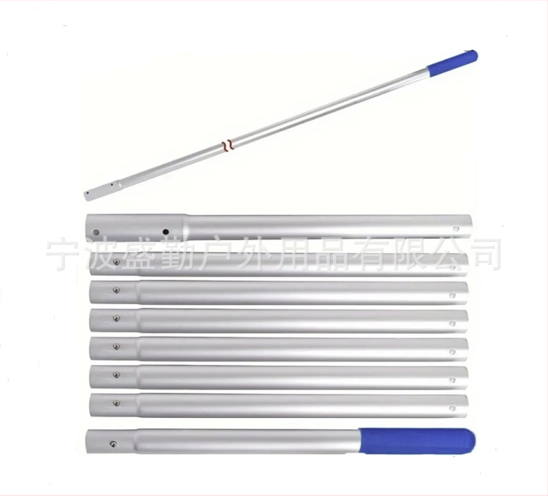 Shengqin hliníková zliatina, 4-dielny odnímateľný rybársky prút, viacúčelový zosilnený