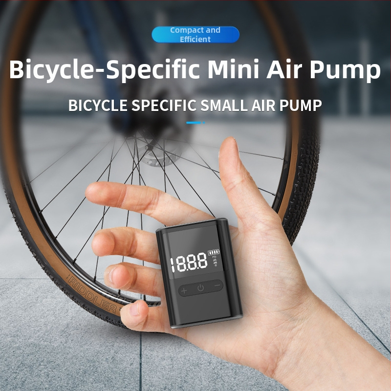 Pārnēsājams auto riepu piepūšanas pūtējs ar digitālo displeju, USB uzlāde (120 W, 7.4 V, gaisa plūsma 25 L/min)