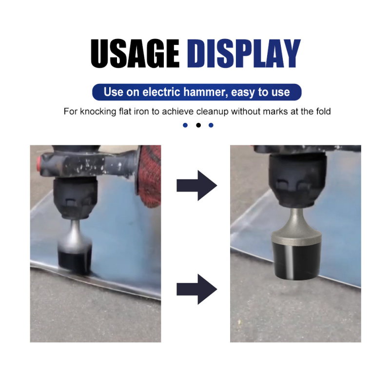 Електрически чук с гумена глава, чук с кръгла дръжка за плочки и метални листове, пластмасова конструкция