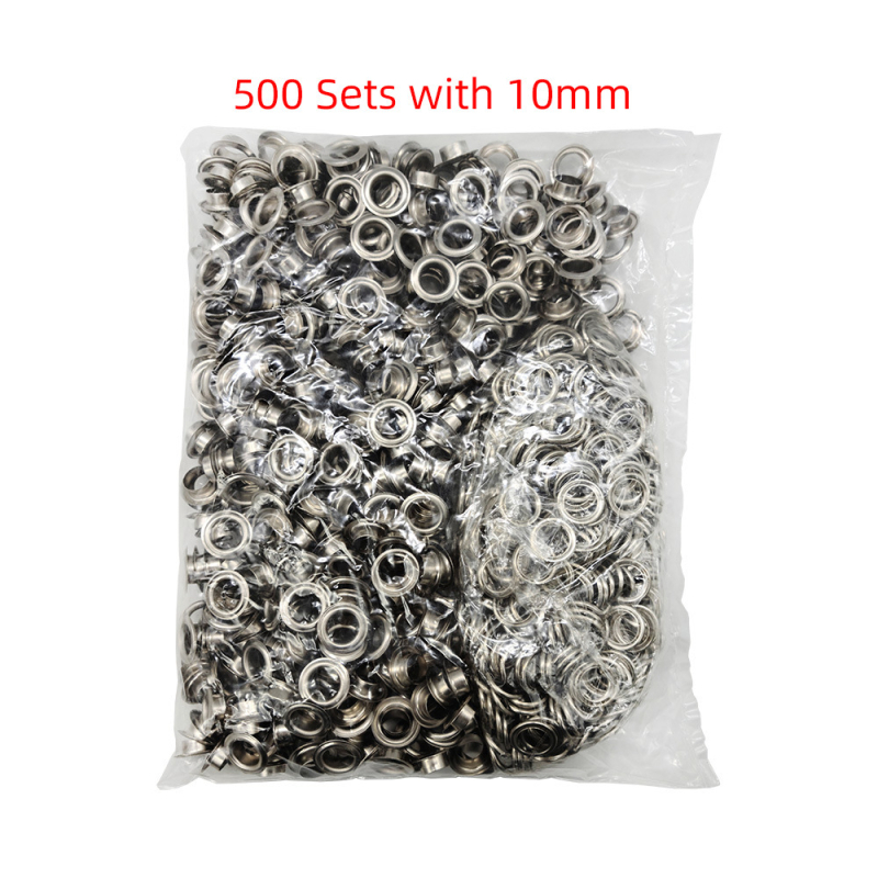 Kézi szemlyuk-lyukasztó eszköz zárral ponyvához – hordozható, ötvözet és vas, elektroplating bevonat