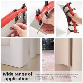 Регулируема аркова шпакловъчна шпатула, мултифункционална бояджийска мистрия, зидарска мистрия