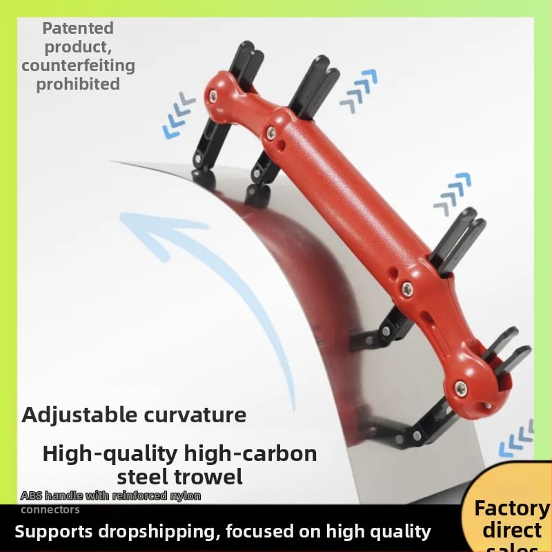 Регулируема аркова шпакловъчна шпатула, мултифункционална бояджийска мистрия, зидарска мистрия