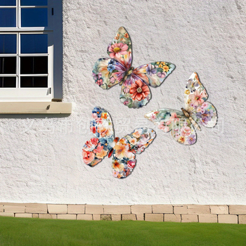 Boxwood πεταλούδα για τοίχο – ξύλινο διακοσμητικό, ζωικό σχέδιο, αγροτικό στυλ, γενική χρήση
