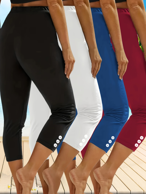 Γυναικείος jumpsuit από chenille ύφασμα με spandex, Capri μήκος, φαρδιά γραμμή, Άνοιξη 2025