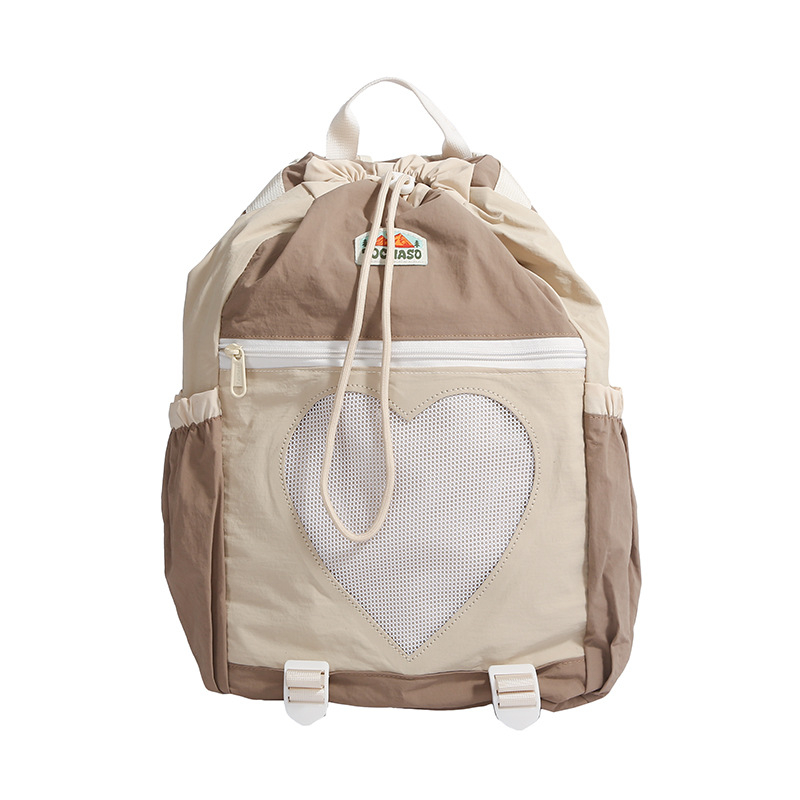 Gyerek hátizsák – uniszex, nylon, könnyű, gerincvédő, ívelt vállpántok, poliészter bélés, színkoordinált mintázat