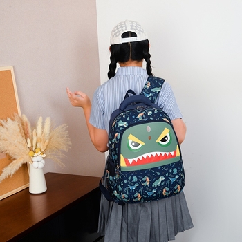 Unisex σχολικό σακίδιο για τάξεις 1–2 με μοτίβο anime, ελαφρύ ναϊλον σακίδιο, ιμάντες με αερό μαξιλαράκι