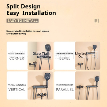 Rankinis dušo komplektas su laikikliu | funkcijos: purškimas, masažas, grožis, burbulai, lietus | Medžiaga: plastikas; Stilius: modernus; Montavimas: prie sienos be gręžimo