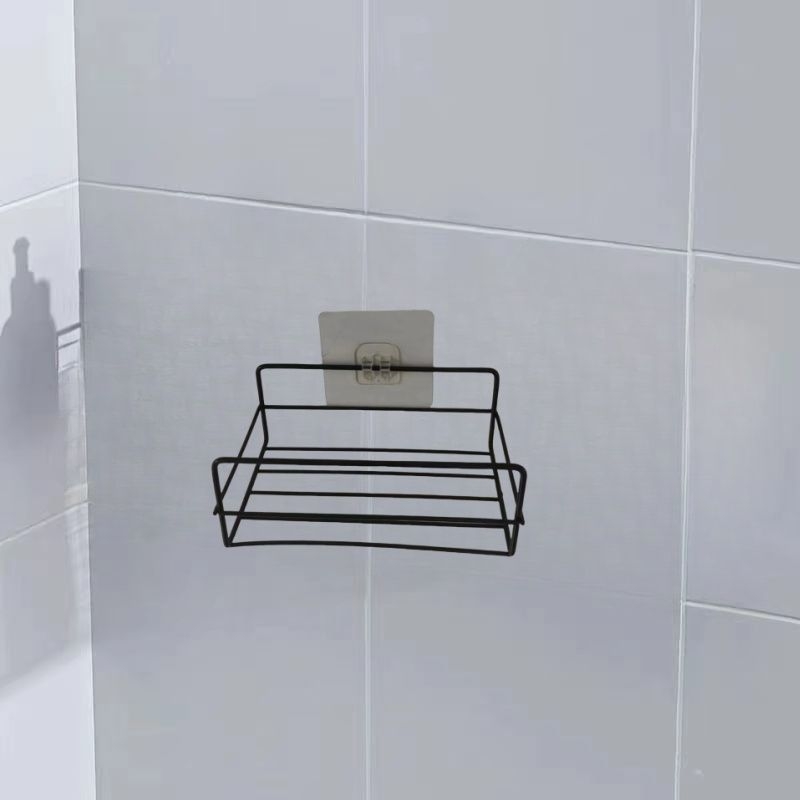 Sieninis plieninis laikymo laikiklis vonios kambariui ir virtuvei, 1 lentyna, paprastas ir šiuolaikiškas stilius, be gręžimo