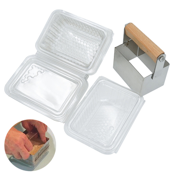 Nest honey cutter — méhészkedési eszköz, európai stílus, rozsdamentes acél, műanyag dobozban