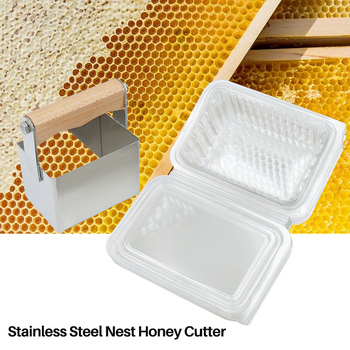 Nest honey cutter — εργαλείο μελισσοκομίας ευρωπαϊκού στυλ, από ανοξείδωτο ατσάλι, με πλαστικό κουτί