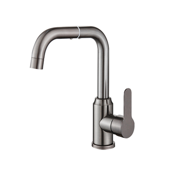 Robinet din oțel inoxidabil, rotativ pentru chiuvetă – ventil ceramic cu nucleu, 1.0 MPa, structură cu articuație unică