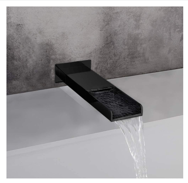 Vandens krioklio stiliaus vonios maišytuvo su dušu, įstatomas į sieną, modelis 192, darbinė temperatūra 0–99°C