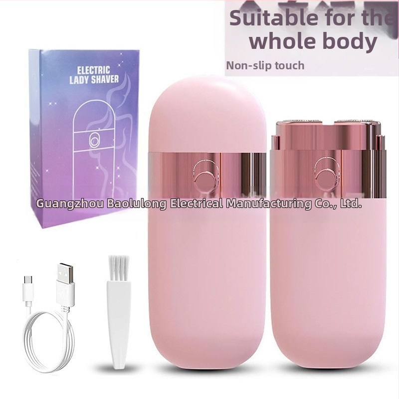 Ηλεκτρικό ξυριστικό με διπλό κεφάλι, υγρό/ξηρό, για όλο το σώμα – μοντέλο S103, USB/ηλεκτρική τροφοδοσία