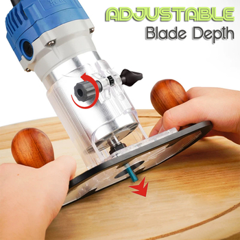 Αξεσουάρ ξυλουργικής για χάραξη, φρεζάρισμα και αυλακώσεις με σώμα από κράμα αλουμινίου, ανάποδη βάση και διαφανές κάλυμμα; Μάρκα: Άλλο; Βάρος: 500 g