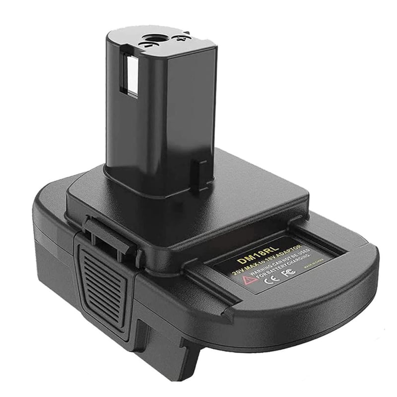 DM18RL USB адаптер за батерия 20V/18V Li-ion за DeWalt/Milwaukee, USB изход за зареждане на iPhone 15/16