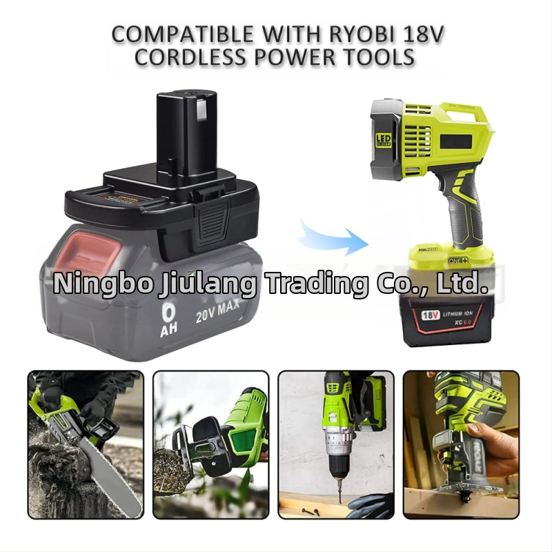 DM18RL USB адаптер за батерия 20V/18V Li-ion за DeWalt/Milwaukee, USB изход за зареждане на iPhone 15/16