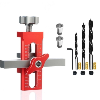 Alumíniumötvözetes szekrényajtó szerelőeszköz – többfunkciós rögzítő és gyors fúrás pozicionáló eszköz