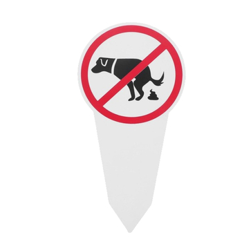 Διπλής όψης διακοσμητικό επιγραφικό ταμπελάκι με λογότυπο περιπάτου σκύλου, μοτίβο λουλουδιών και φυτών, υλικό Chevron board, εκτύπωση, μάρκα Zhenye