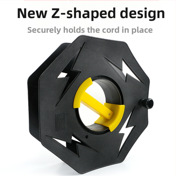 Nešiojama laidų ritės laikymo priemonė — tuščias ritė laidams su vyniojimo funkcija, izoliacija iki 1000V, britų stilius / metrinis formatas