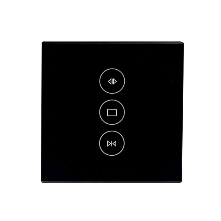 Vienos krypties užuolaidų jungiklis su nuotolinio valdymo – darbinė temperatūra -20…50°C, CE, ROHS sertifikatai, pakuotė 50 vnt./dėžė (11 kg)