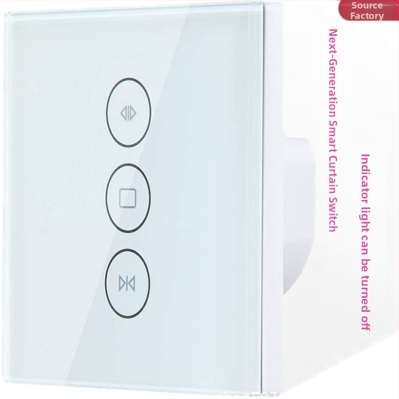 Vienos krypties užuolaidų jungiklis su nuotolinio valdymo – darbinė temperatūra -20…50°C, CE, ROHS sertifikatai, pakuotė 50 vnt./dėžė (11 kg)