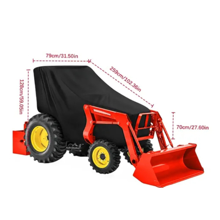 Husa od poliestera za traktor i kosilicu, prilagodljiva, modernog minimalističkog stila, zaštitni pokrov za poljoprivredna vozila