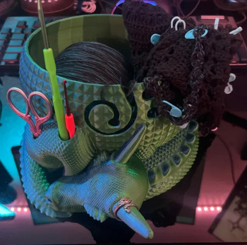 Κουβάς αποθήκευσης νήματος με μοτίβο αυγού δράκοντα, ρητίνη, στυλ νεο-κινέζικου ντιζάιν, για αποθήκευση, βάρος 700 g