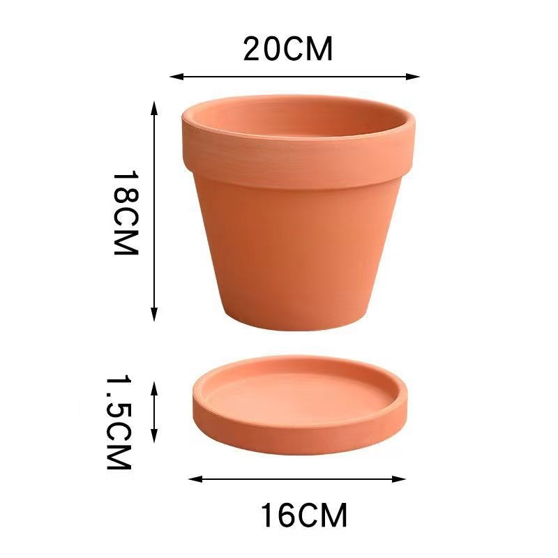 Керамична саксия за цветя, дишаща, издръжлива, икономия на вода, устойчивост на корозия, за подова употреба