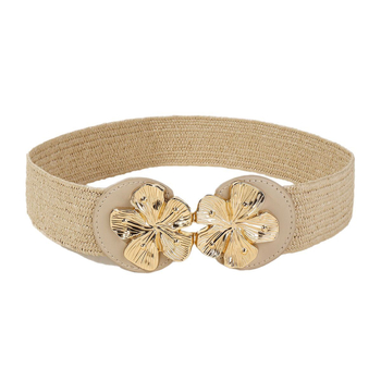 Moteriškas elastinis platus diržas juosta — saldus stilius, dirbtinė oda, tinkamas visoms sezonoms, tinka su suknelėmis ir megztiniais