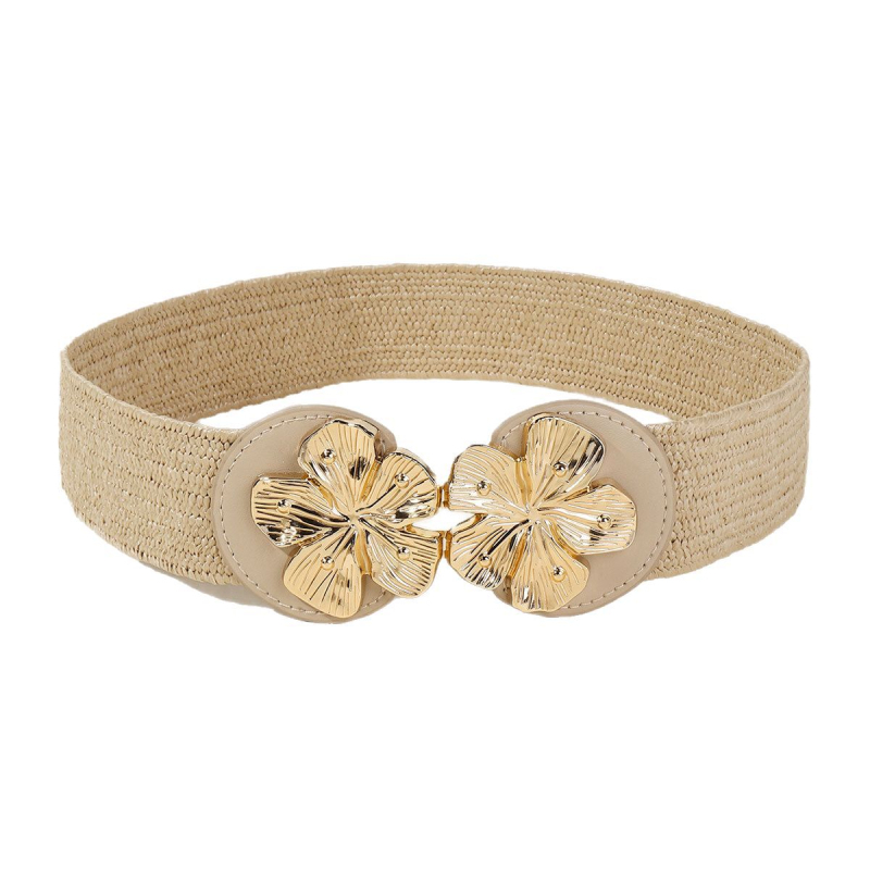 Moteriškas elastinis platus diržas juosta — saldus stilius, dirbtinė oda, tinkamas visoms sezonoms, tinka su suknelėmis ir megztiniais