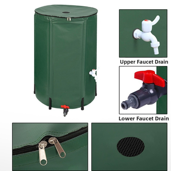 Green Mountain PVC sulankstomas lietaus kibiras lietaus vandens surinkimui, medžiaga: PVC tinklelis, išleidimo metai: 2019, svoris: 3,5 kg