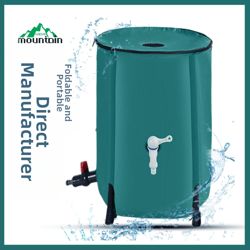 PVC сгъваема кофа за събиране на дъждовна вода, марка Green Mountain, материал: PVC щипкова мрежа, 3,5 кг
