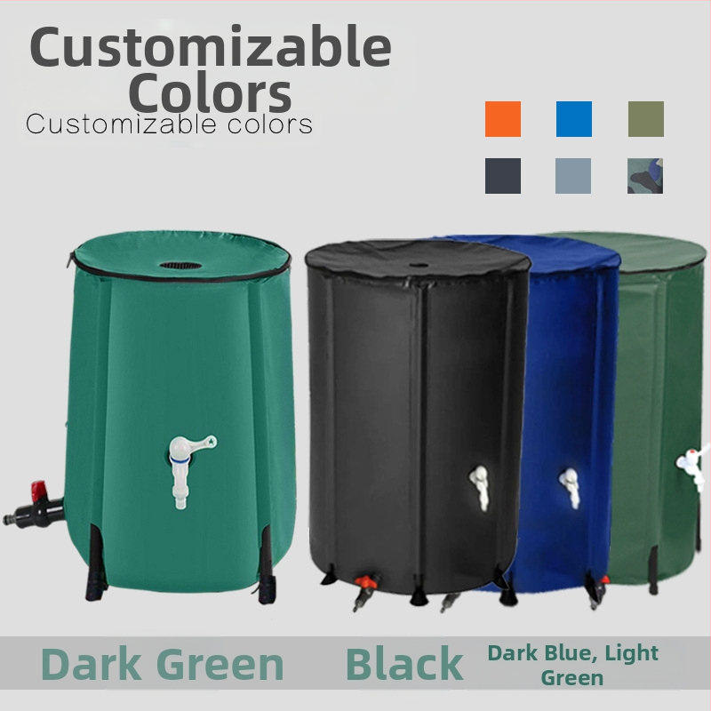 PVC сгъваема кофа за събиране на дъждовна вода, марка Green Mountain, материал: PVC щипкова мрежа, 3,5 кг