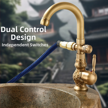 Kültéri kertcsap – Antik sorozat (sárgaréz, kerámiás patron, működési hőmérséklet 0–80°C)