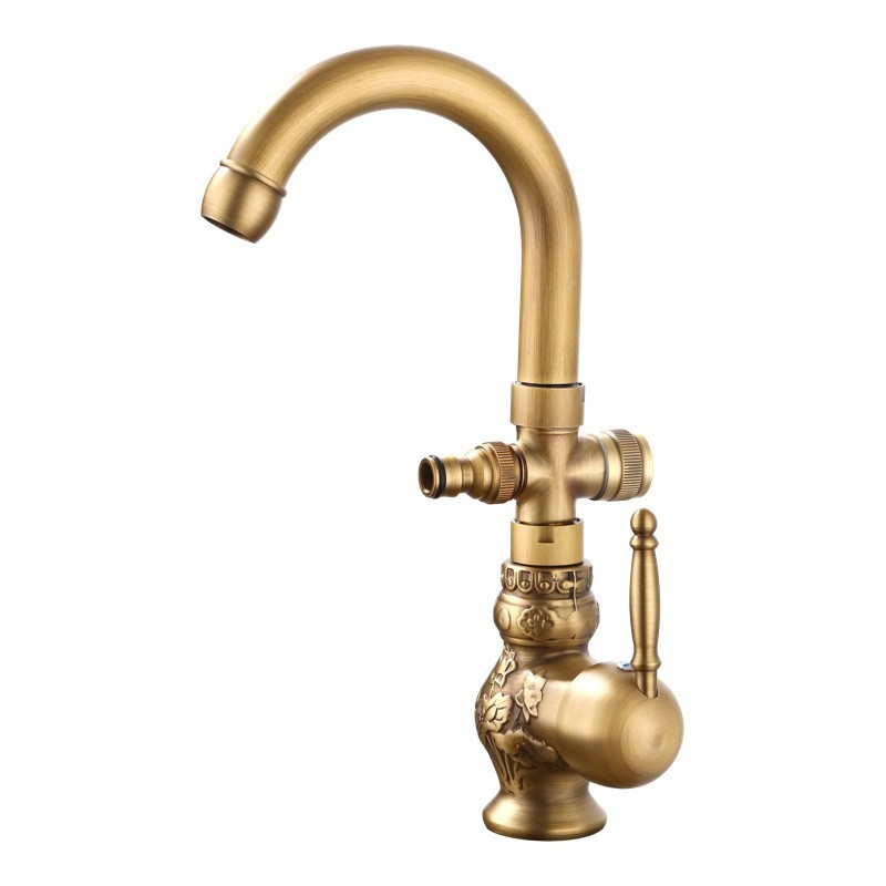 Kültéri kertcsap – Antik sorozat (sárgaréz, kerámiás patron, működési hőmérséklet 0–80°C)