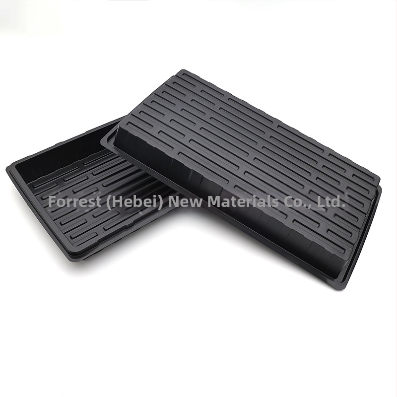 PET medžiagos sodinukų dėklas, kvėpuojantis, atsparus korozijai, tvirtas ir patvarus; grindų montavimui; tinkamas namų sodininkystei ir gėlių auginimui