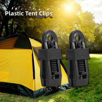 Πλαστικό κλιπ στερέωσης για πανί σκηνής κατασκήνωσης – Αδιάβροχο, Πολυλειτουργική ασφάλεια για σχοινιά ανέμου