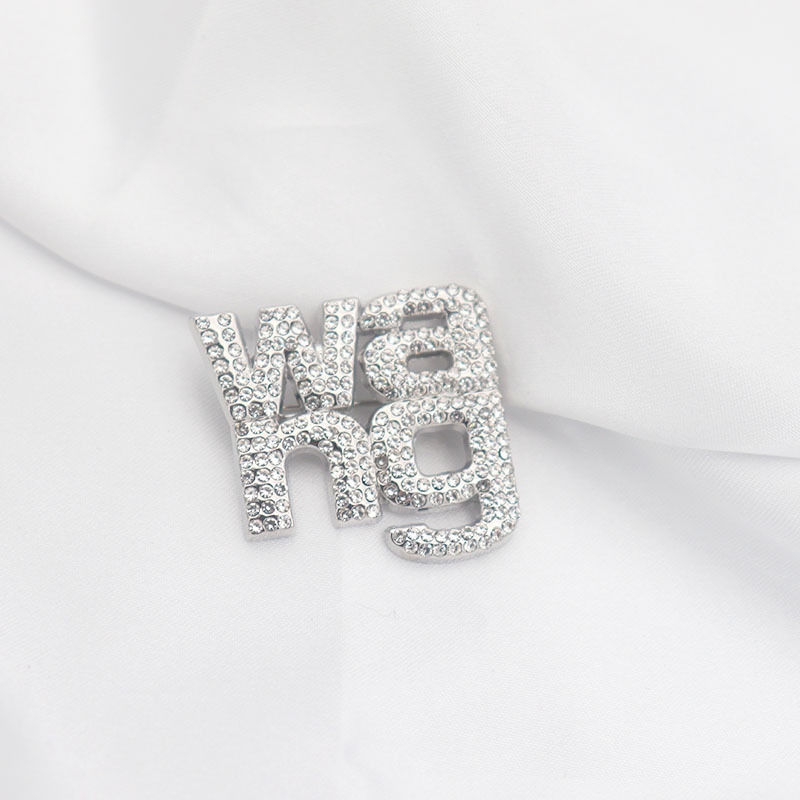 Brooch, ötvözet, koreai stílusú, uniszex, gyémánt bevonat, aranyozott mesterséges kövek